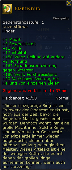 Einer der Ringe