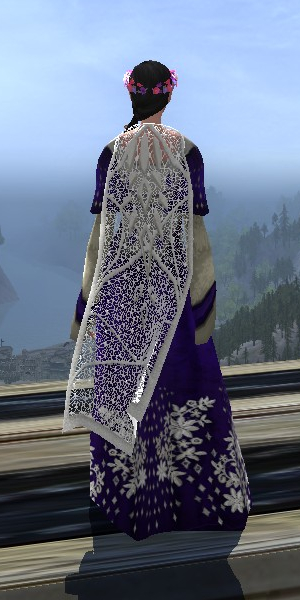 Arwens Hochzeitskleid - von hinten